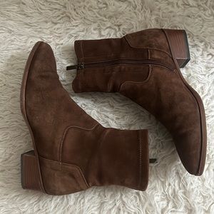 Aquatalia Stretch Ankle Boot, Warm Brown, 9
